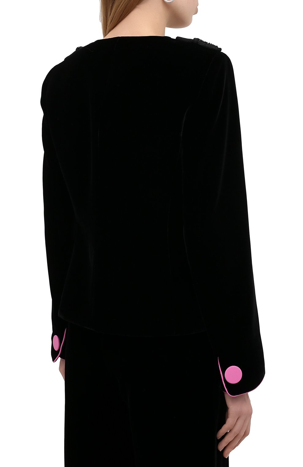 Бархатный жакет GIORGIO ARMANI, арт. 0WHGG0K9/T01FD, фото 4