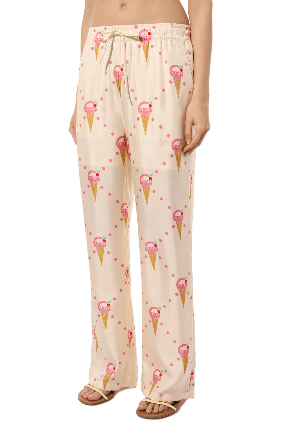 Атласные брюки GUCCI, арт. 731144/XJE9P, фото 3