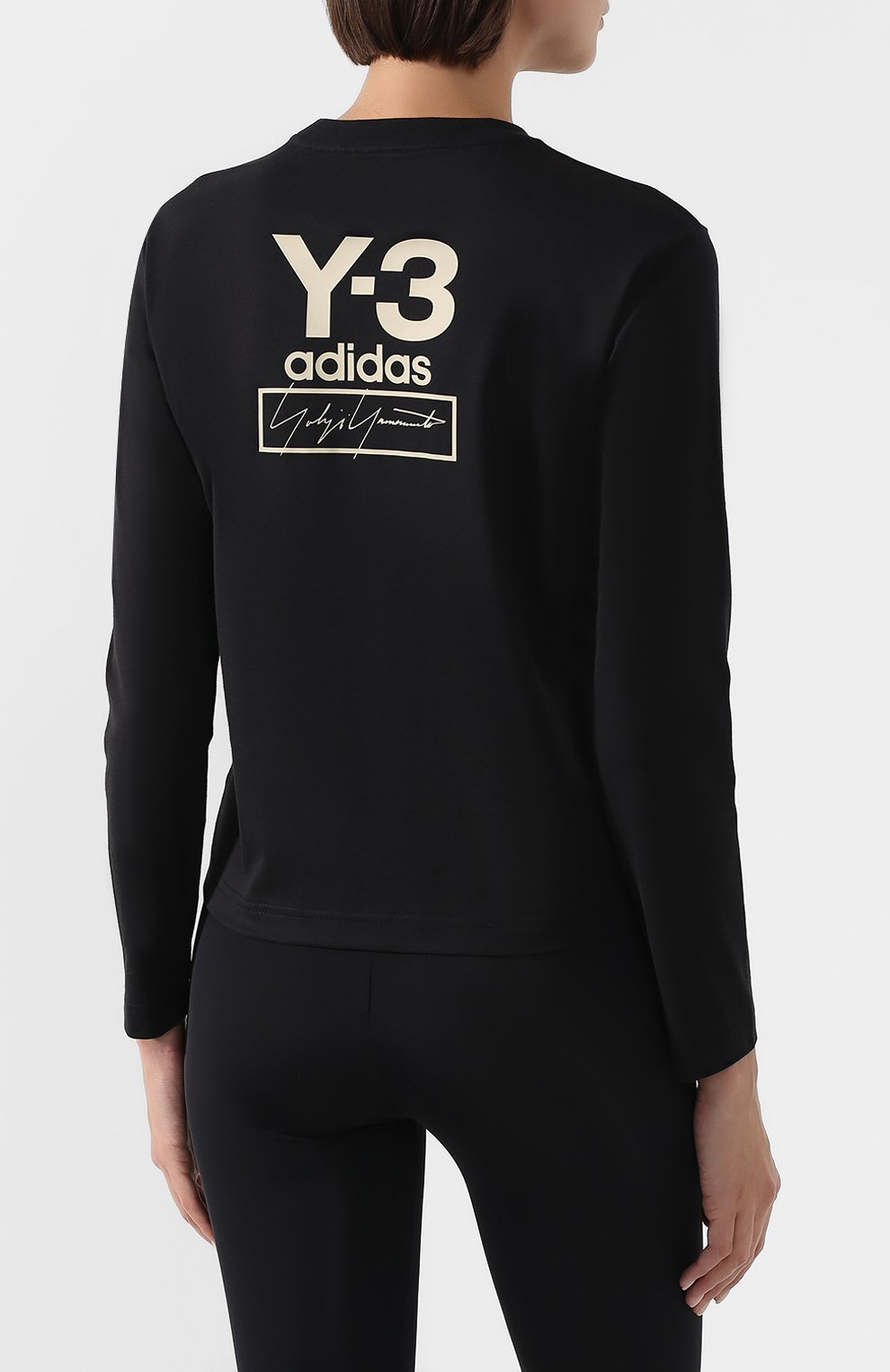 Хлопковый лонгслив Y-3, арт. FJ0305/W, фото 4