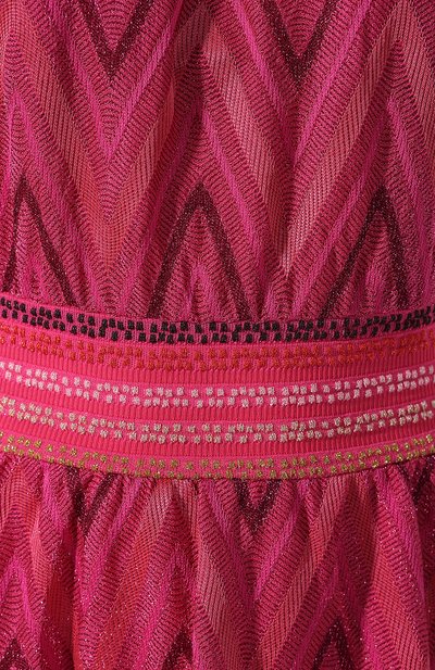 Платье из смеси хлопка и вискозы M MISSONI малинового цвета по цене 37200 руб., арт. 2DG00022/2J0005, фото 5 Платье из смеси хлопка и вискозы M MISSONI, арт. 2DG00022/2J0005, фото 5