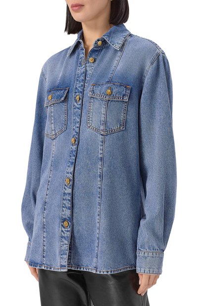 Джинсовая рубашка BALMAIN, арт. FF0HC080/DF97, фото 3