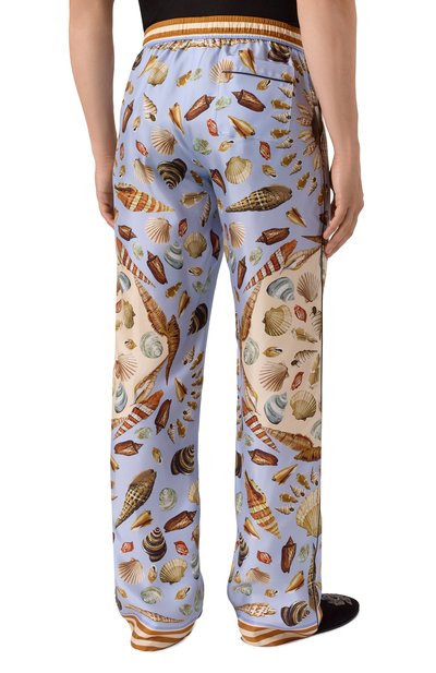 Шелковые домашние брюки DOLCE & GABBANA, арт. GVRMAT/HI1ZB, фото 4