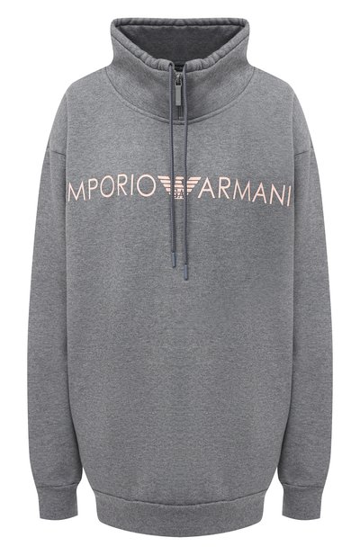 Женский хлопковое худи EMPORIO ARMANI, арт. 164385/0A250