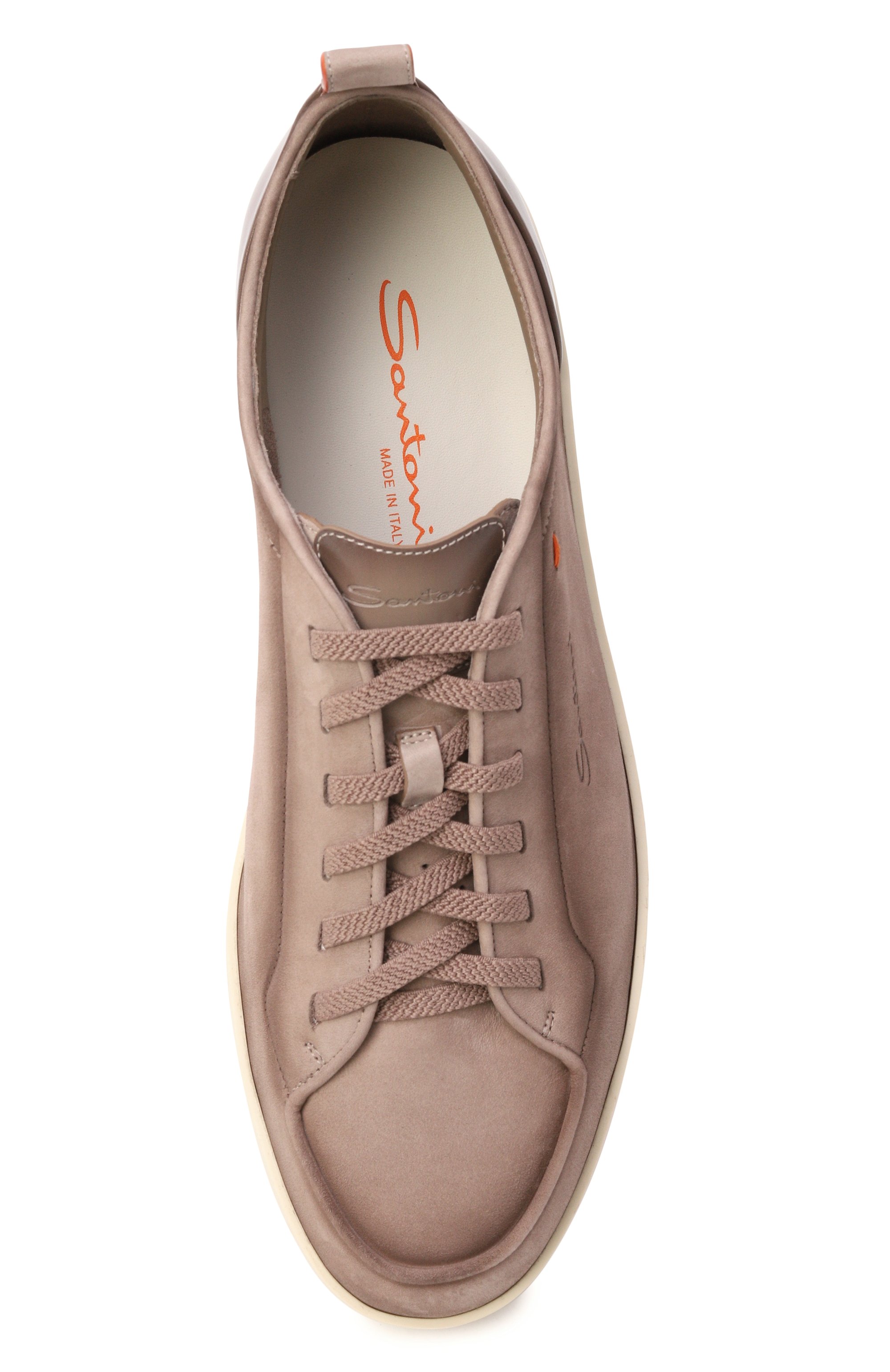 Замшевые кеды monte carlo SANTONI бежевого цвета по цене 93150 руб., арт. MBNG22184TIRTFEH, фото 5 Замшевые кеды monte carlo SANTONI, арт. MBNG22184TIRTFEH, фото 5