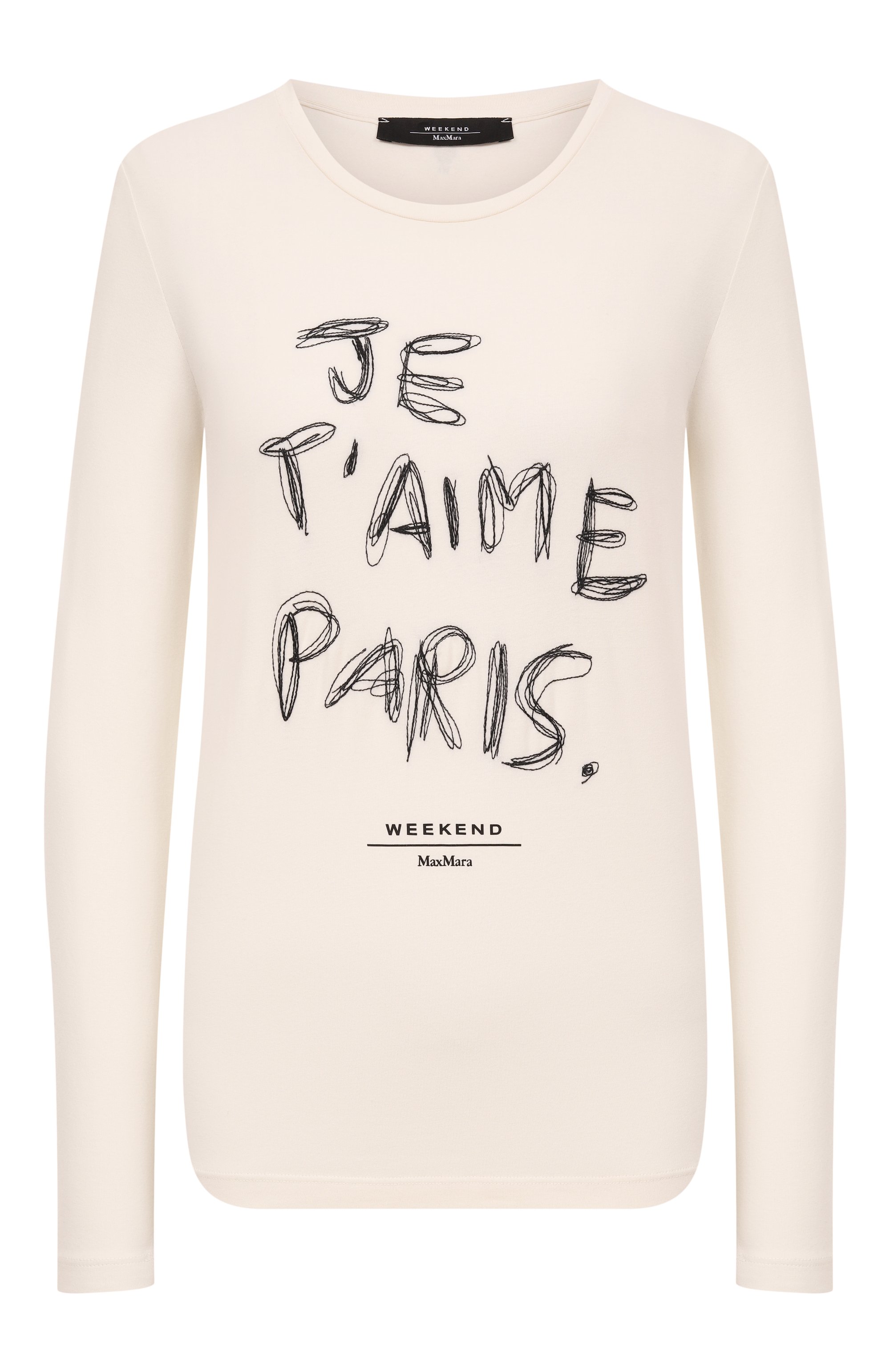 Хлопковый лонгслив WEEKEND MAX MARA, арт. REN0IR, фото 1