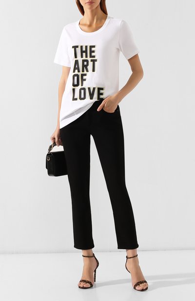 Хлопковая футболка DOROTHEE SCHUMACHER, арт. 423902/FALL IN L0VE, фото 2