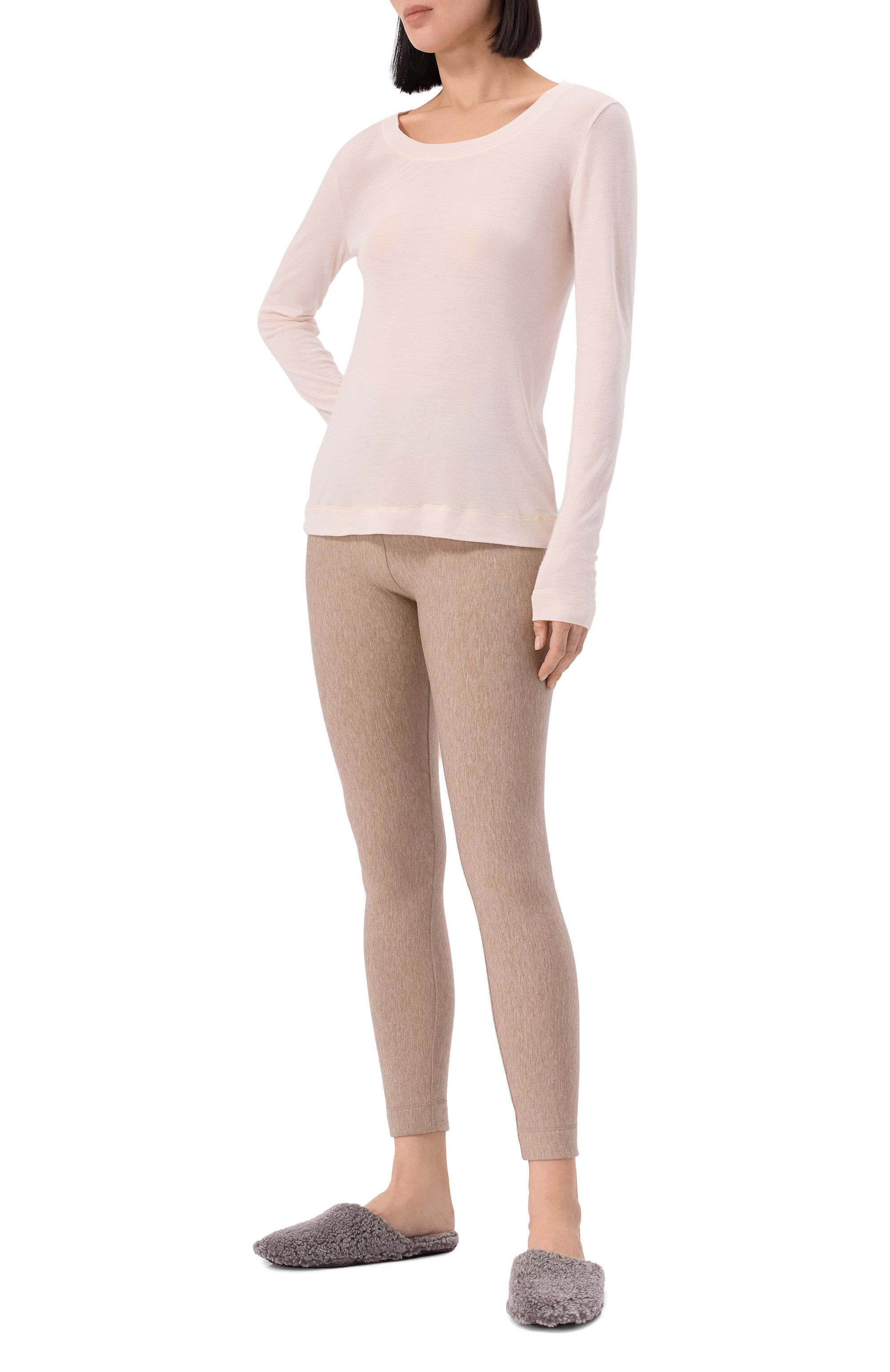 Лонгслив из шелка и кашемира HANRO, арт. 071655, фото 2