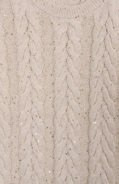 Хлопковый пуловер BRUNELLO CUCINELLI, арт. BDVM72200B, фото 3