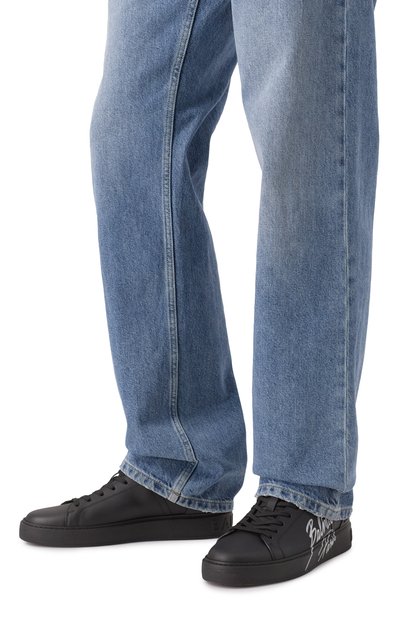 Кожаные кеды b-court BALMAIN, арт. EM0VI288/LIPB, фото 3