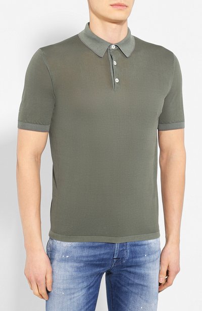 Хлопковое поло ELEVENTY PLATINUM, арт. A76MAGA07 MAT0A002, фото 3