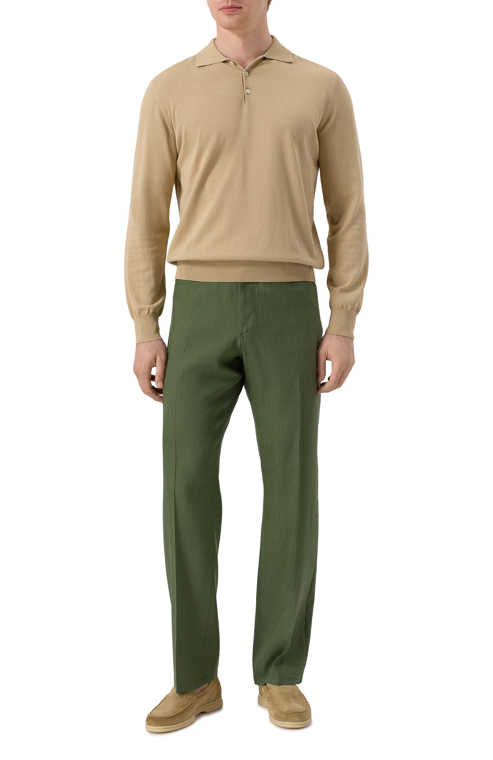 Брюки изо льна и шерсти CANALI, арт. U7052/AE02571, фото 2