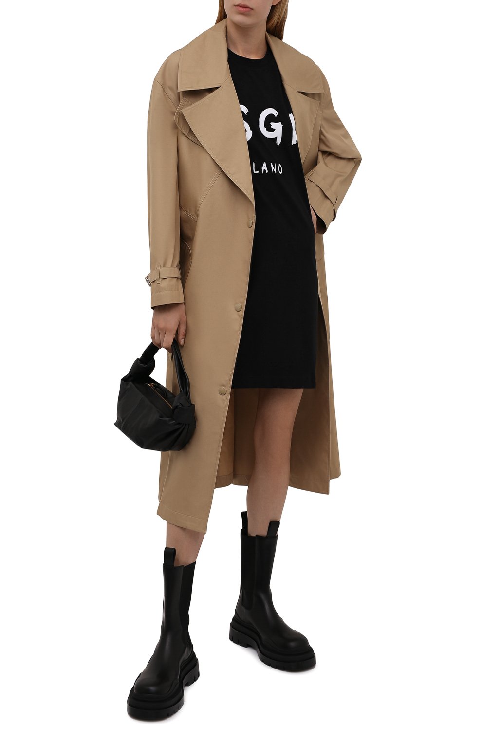 Хлопковое платье MSGM, арт. 2000MDA510 200002, фото 2