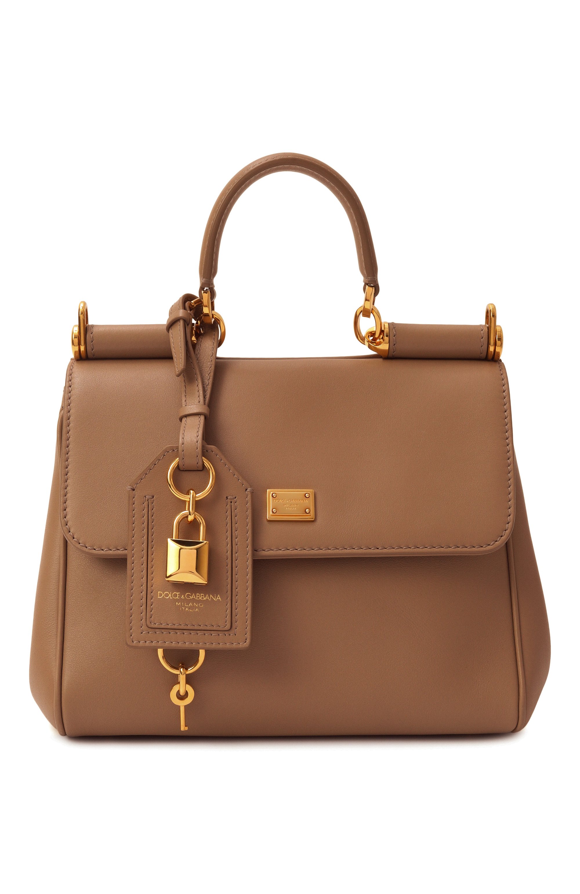Сумка my sicily DOLCE & GABBANA коричневого цвета по цене 313500 руб., арт. BB7781/B7321, фото 1 Сумка my sicily DOLCE & GABBANA, арт. BB7781/B7321, фото 1