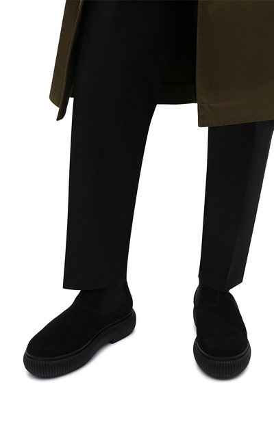 Замшевые челси LANVIN, арт. FM-B0LI01-SHEA-H21, фото 3