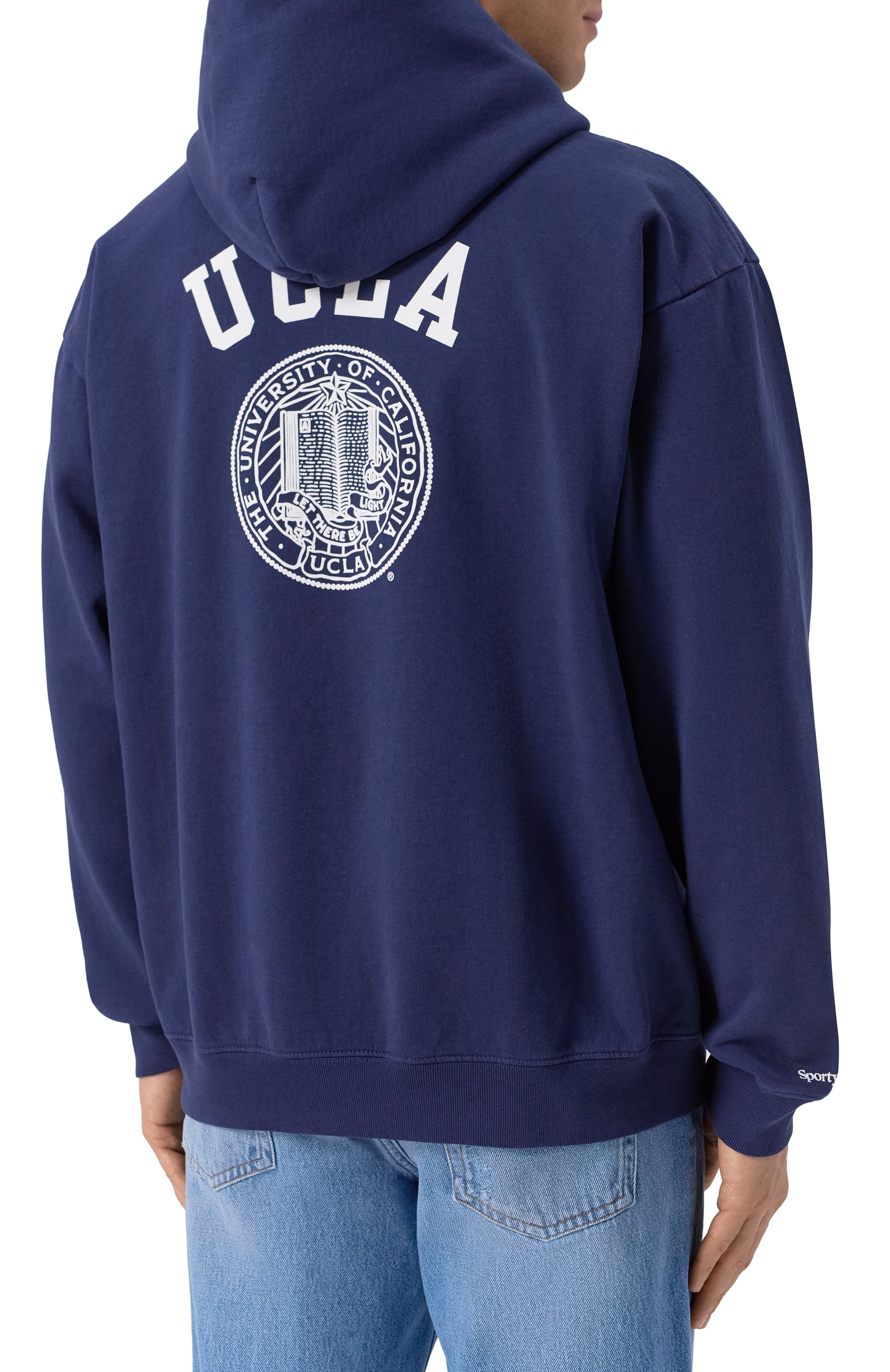 Хлопковое худи sporty & rich x ucla SPORTY AND RICH, арт. ST070615639BL107, фото 4