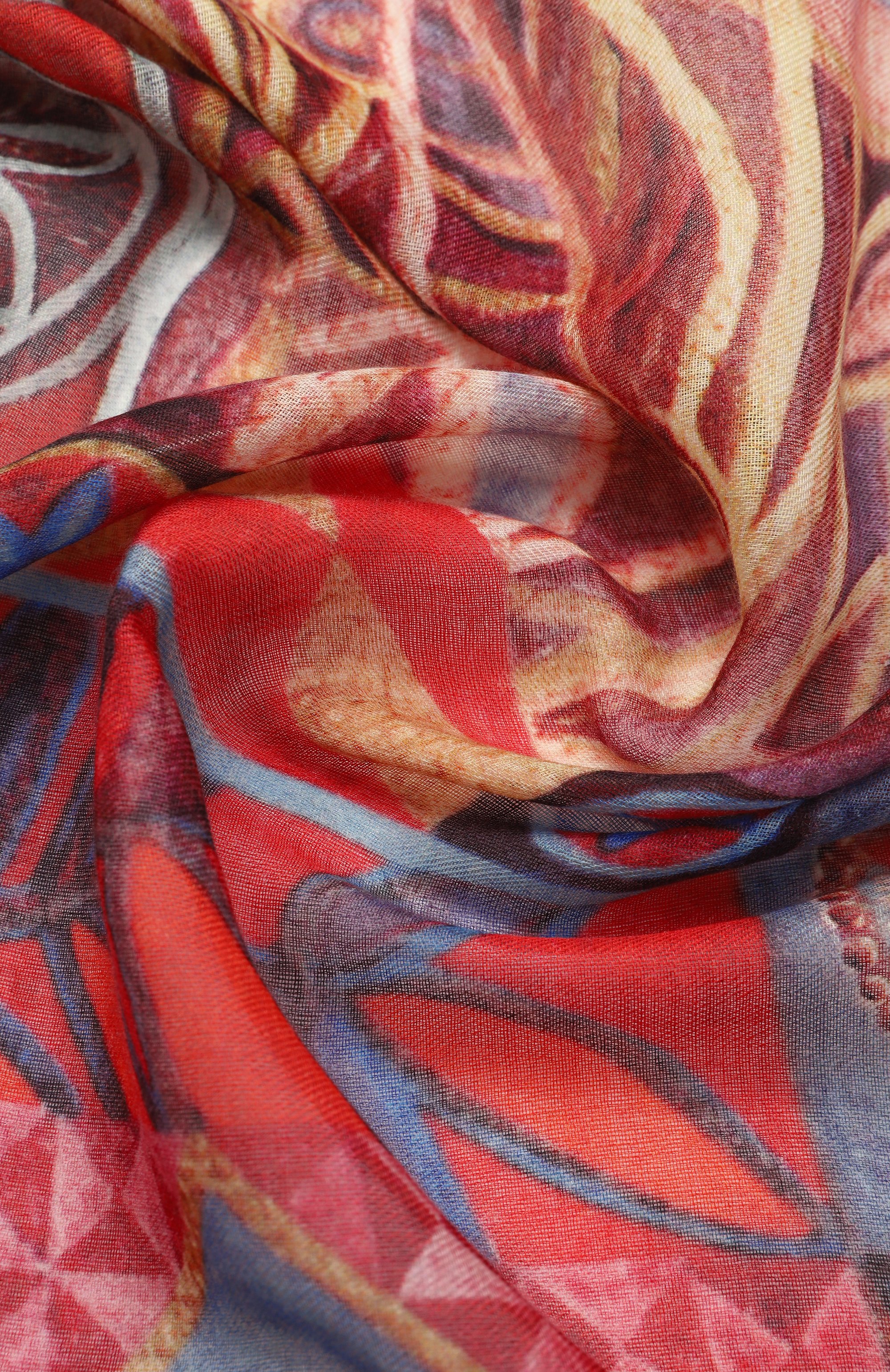 Шаль северное сияние из кашемира и шерсти GOURJI, арт. 91254055/5141114, фото 3