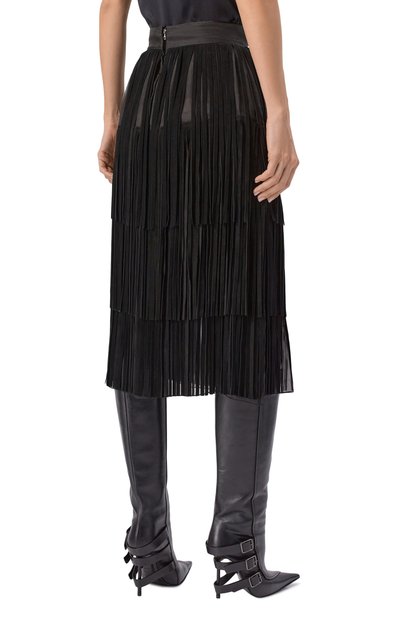 Шелковая юбка DOLCE & GABBANA, арт. F4DARZ/GDDIF, фото 4