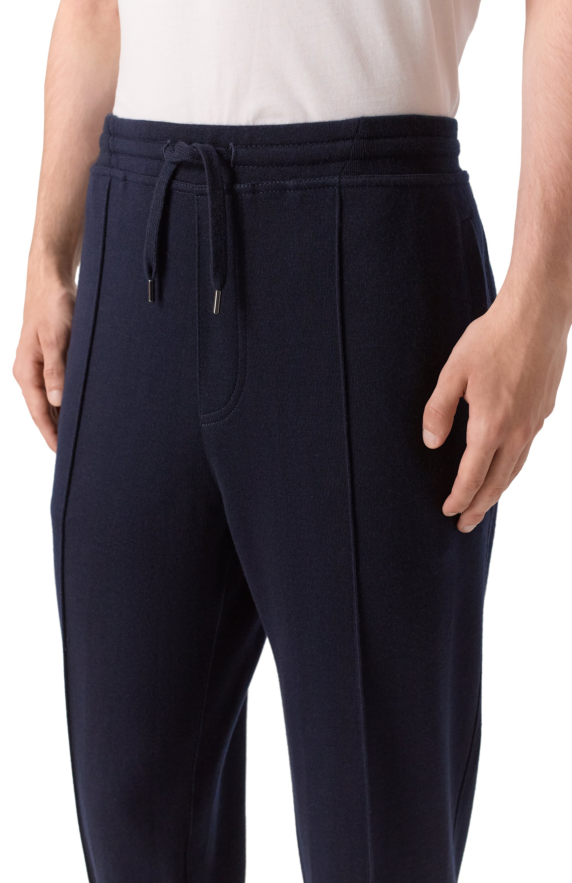 Джоггеры из кашемира и шелка BRUNELLO CUCINELLI, арт. MM8353263G, фото 5