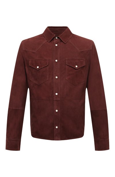 Мужская замшевая куртка-рубашка BRUNELLO CUCINELLI, арт. MPCMI1721