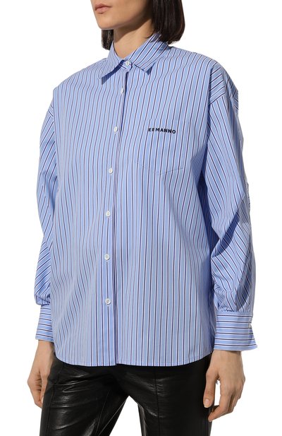 Хлопковая рубашка ERMANNO FIRENZE, арт. D42EK005, фото 3