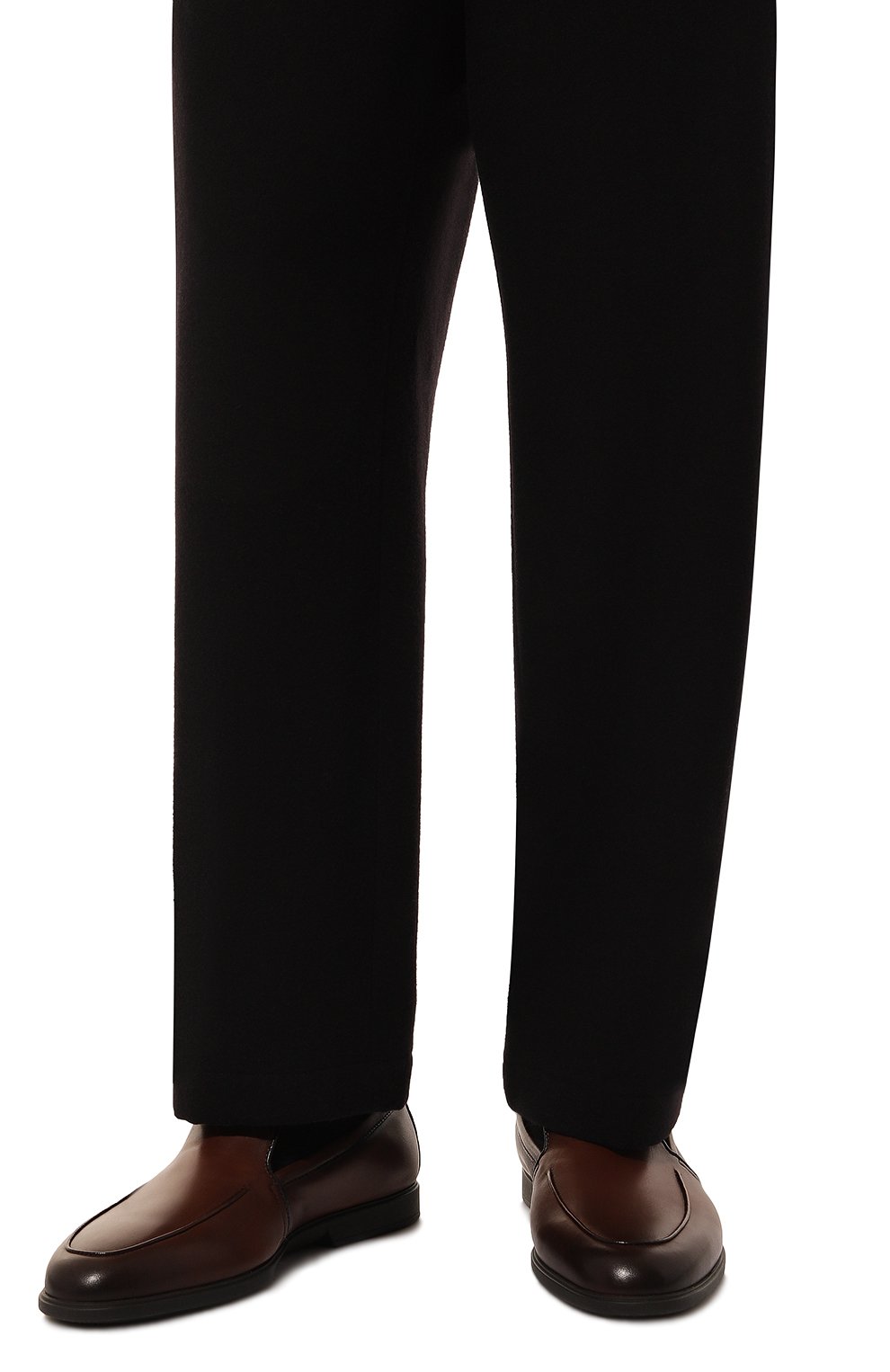 Кожаные лоферы malibu SANTONI, арт. MGAG18829SM0KDYA, фото 3