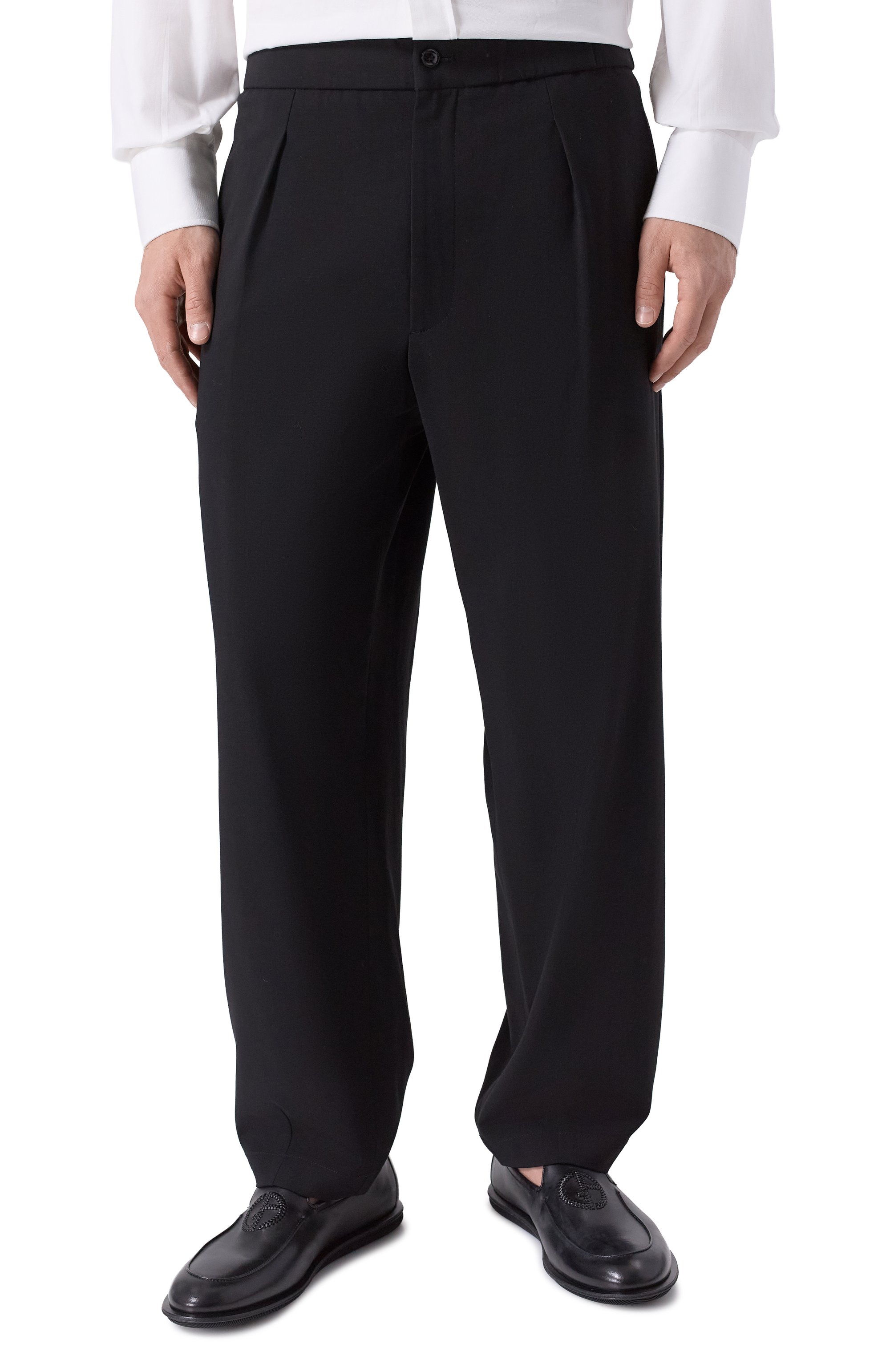 Шерстяные брюки GIORGIO ARMANI, арт. GM000576/TE10043, фото 3