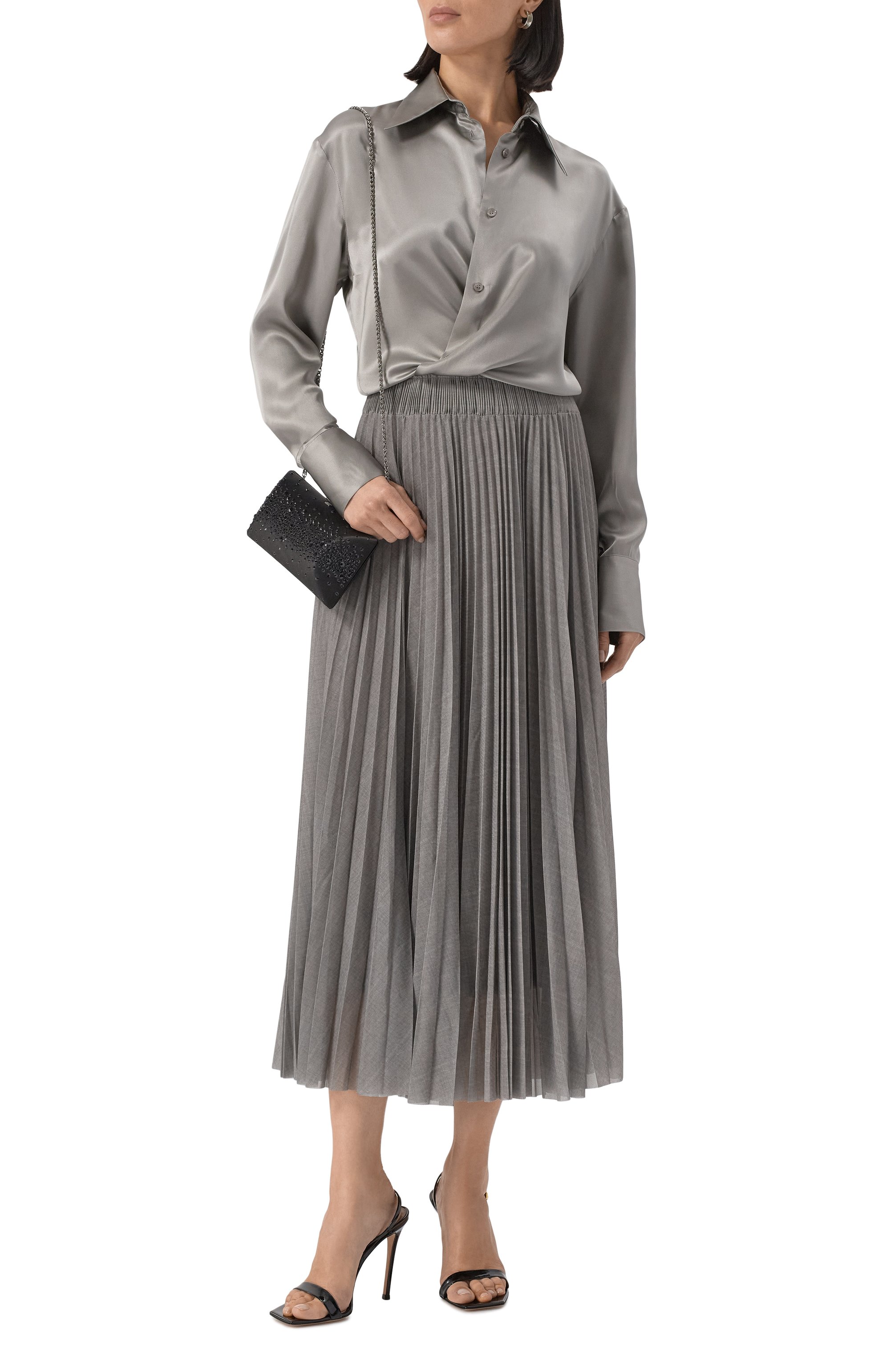 Плиссированная юбка BOSS, арт. 50543192, фото 2