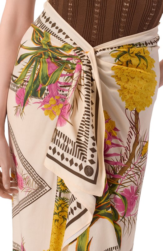 Юбка из вискозы Blumarine 2G281A Разноцветный  2G281A Фото 5