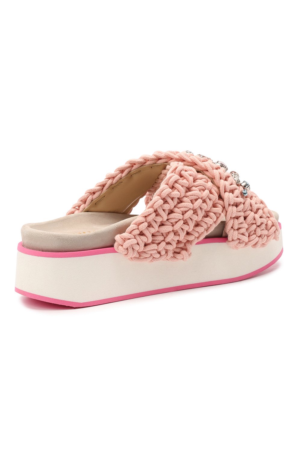 Комбинированные шлепанцы INUIKII, арт. 70103-6, фото 4