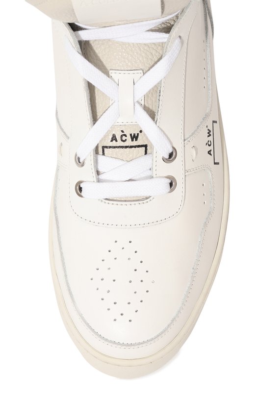 Кожаные кеды Luol Hi Top A-COLD-WALL Кремовый, фото 6
