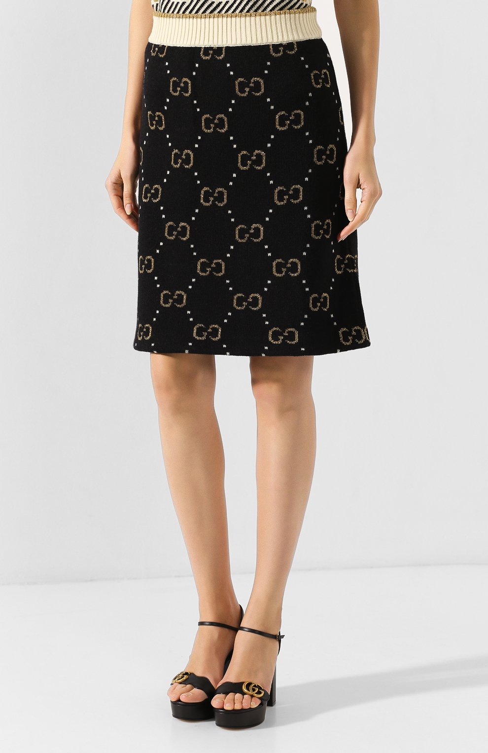 Шерстяная юбка GUCCI, арт. 579865/XKAW3, фото 3