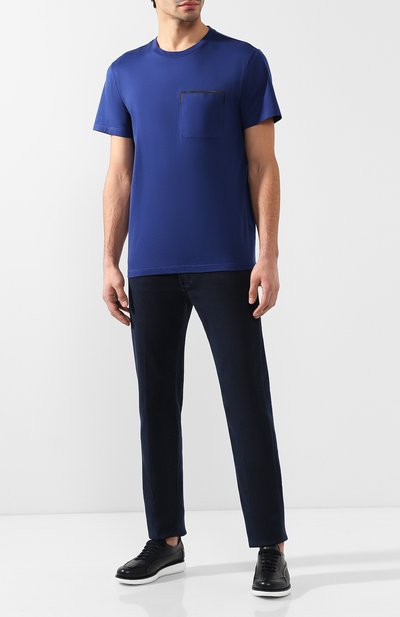 Хлопковая футболка BERLUTI, арт. R14JRS13-JACI, фото 2