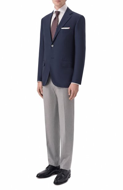 Мужские дерби из кожи крокодила KITON, арт. USSA101N00102