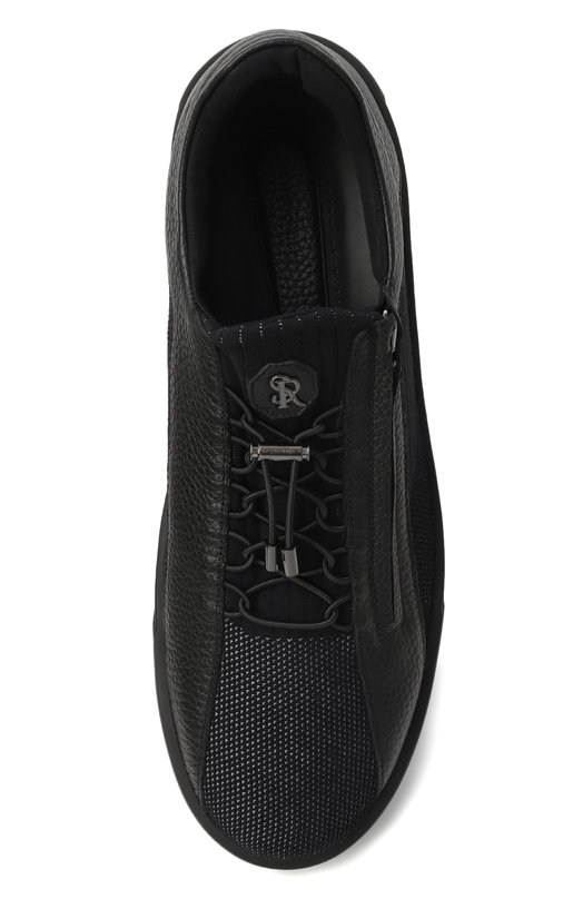 Текстильные кеды Stefano Ricci UV23G2378/TSVD Чёрный  UV23G2378/TSVD Фото 6
