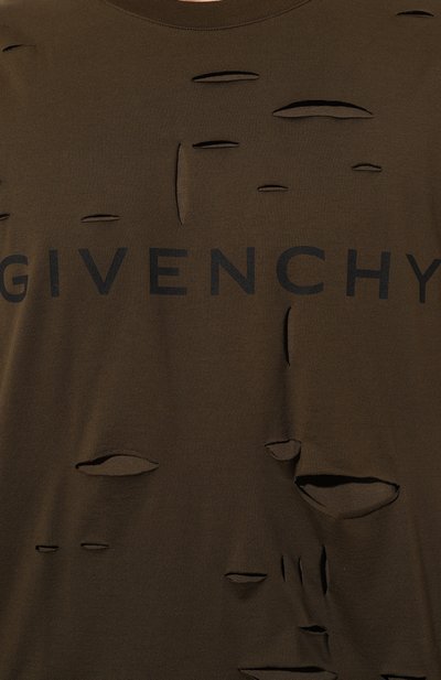 Хлопковая футболка GIVENCHY, арт. BM71GL3Y8Y, фото 5