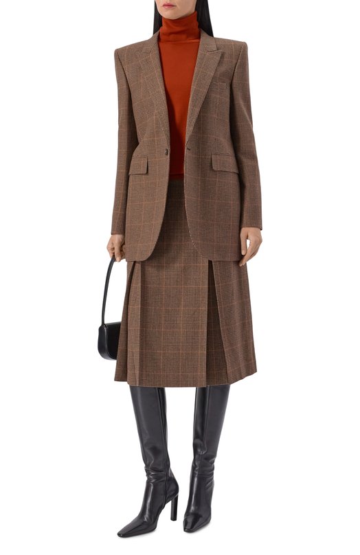 Шерстяная водолазка Saint Laurent 850331/Y76GM Оранжевый  850331/Y76GM Фото 2