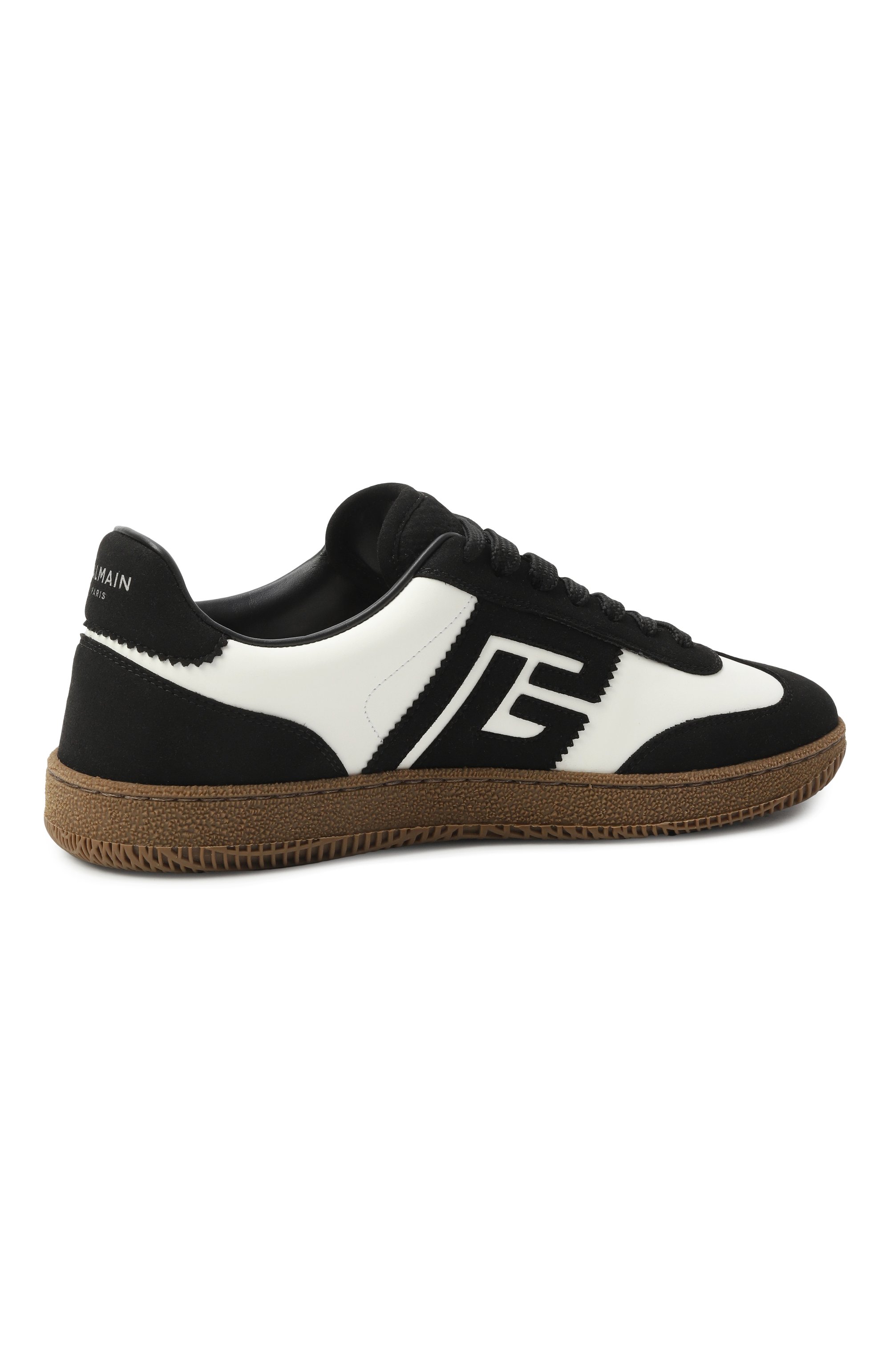 Комбинированные кеды swan BALMAIN черного цвета по цене 69350 руб., арт. FN0VI735/LBEW, фото 5 Комбинированные кеды swan BALMAIN, арт. FN0VI735/LBEW, фото 5