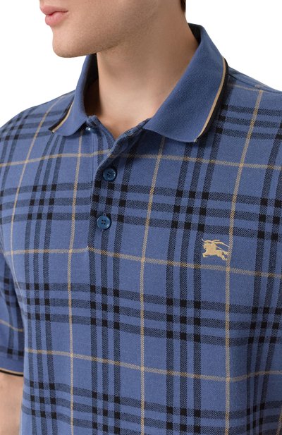 Хлопковое поло BURBERRY, арт. 8110104, фото 5