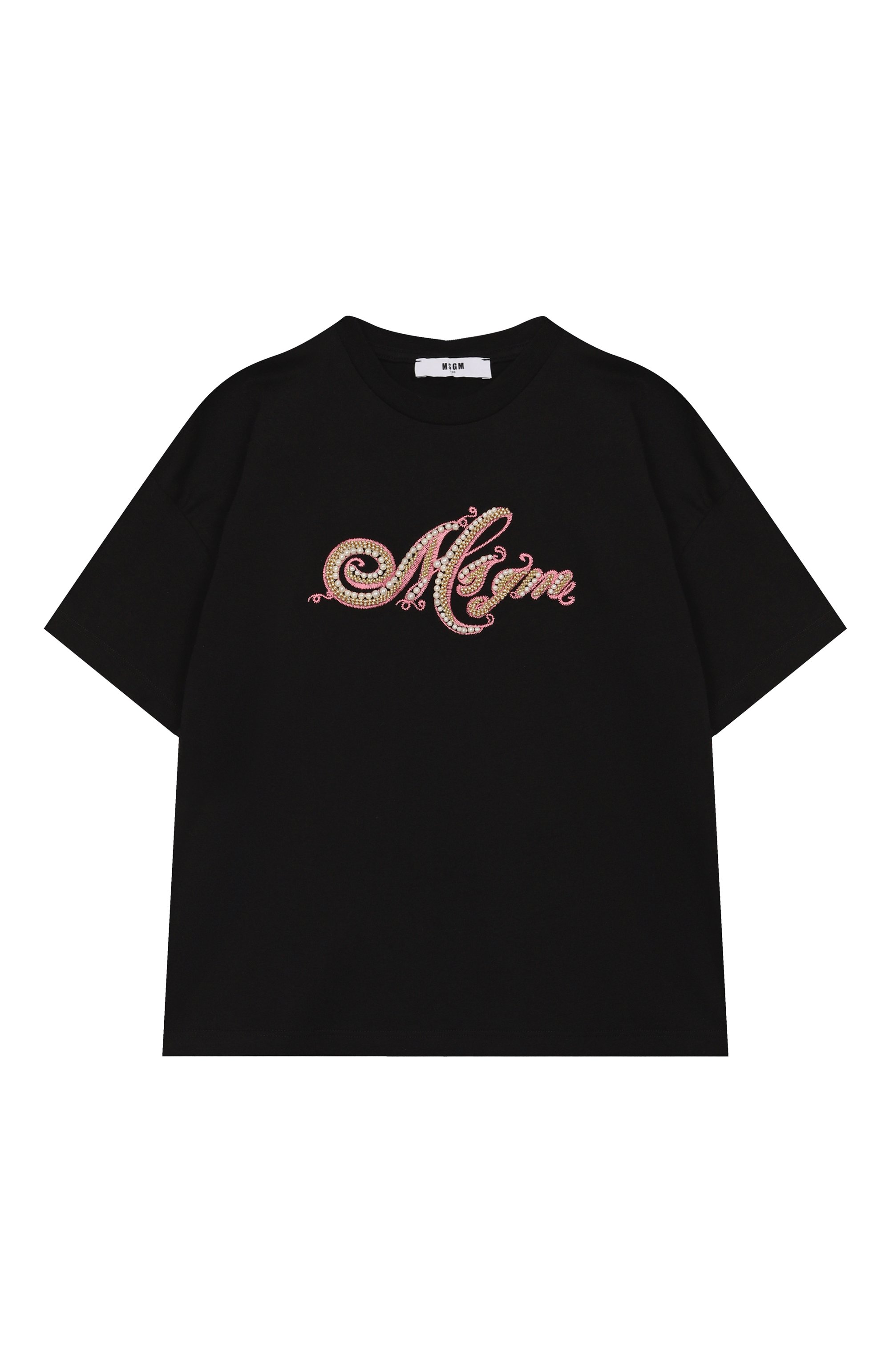 Хлопковая футболка MSGM KIDS, арт. F5MSJGTH153, фото 1