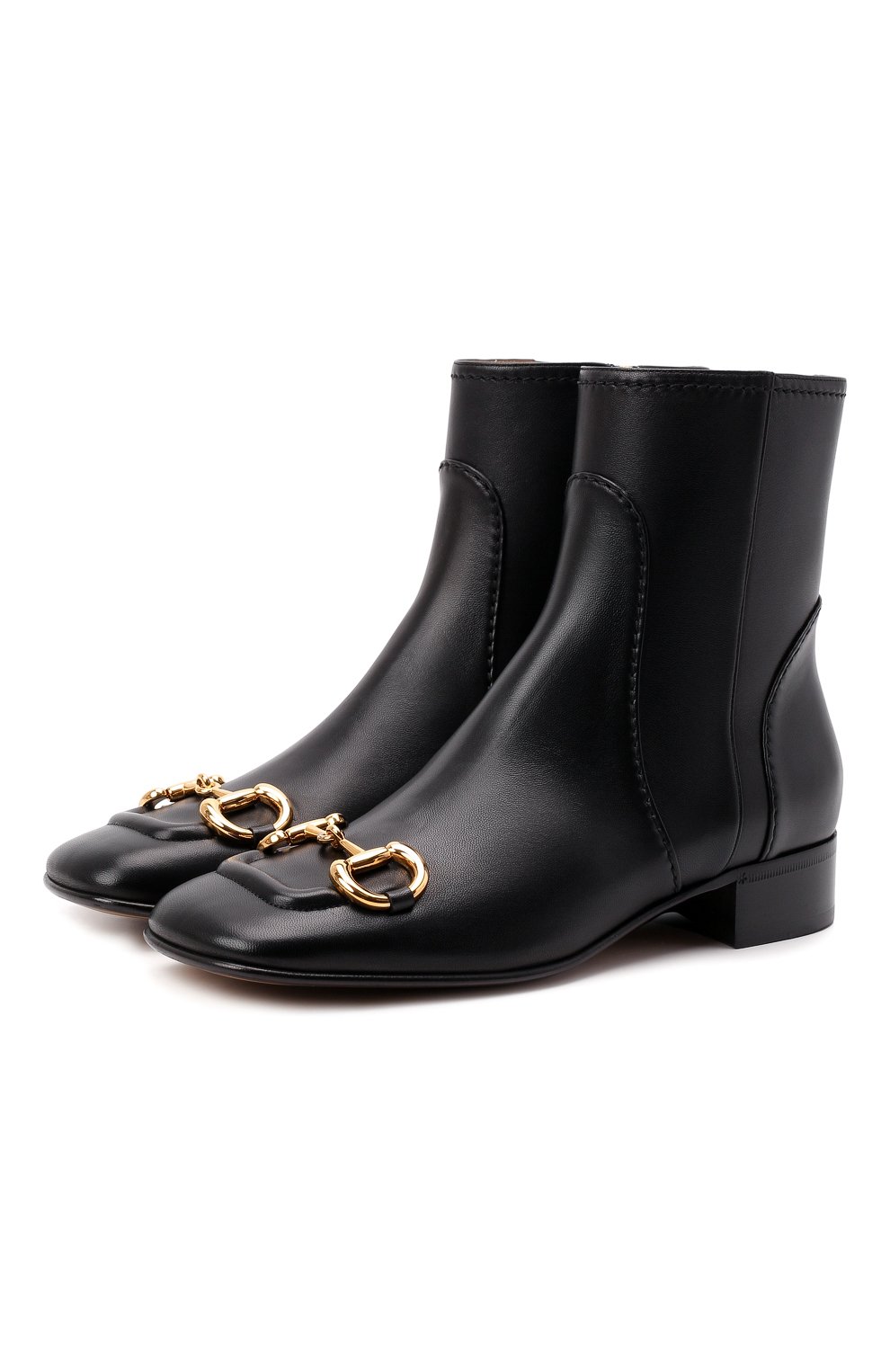 Кожаные ботильоны baby GUCCI, арт. 673666/BK000, фото 1