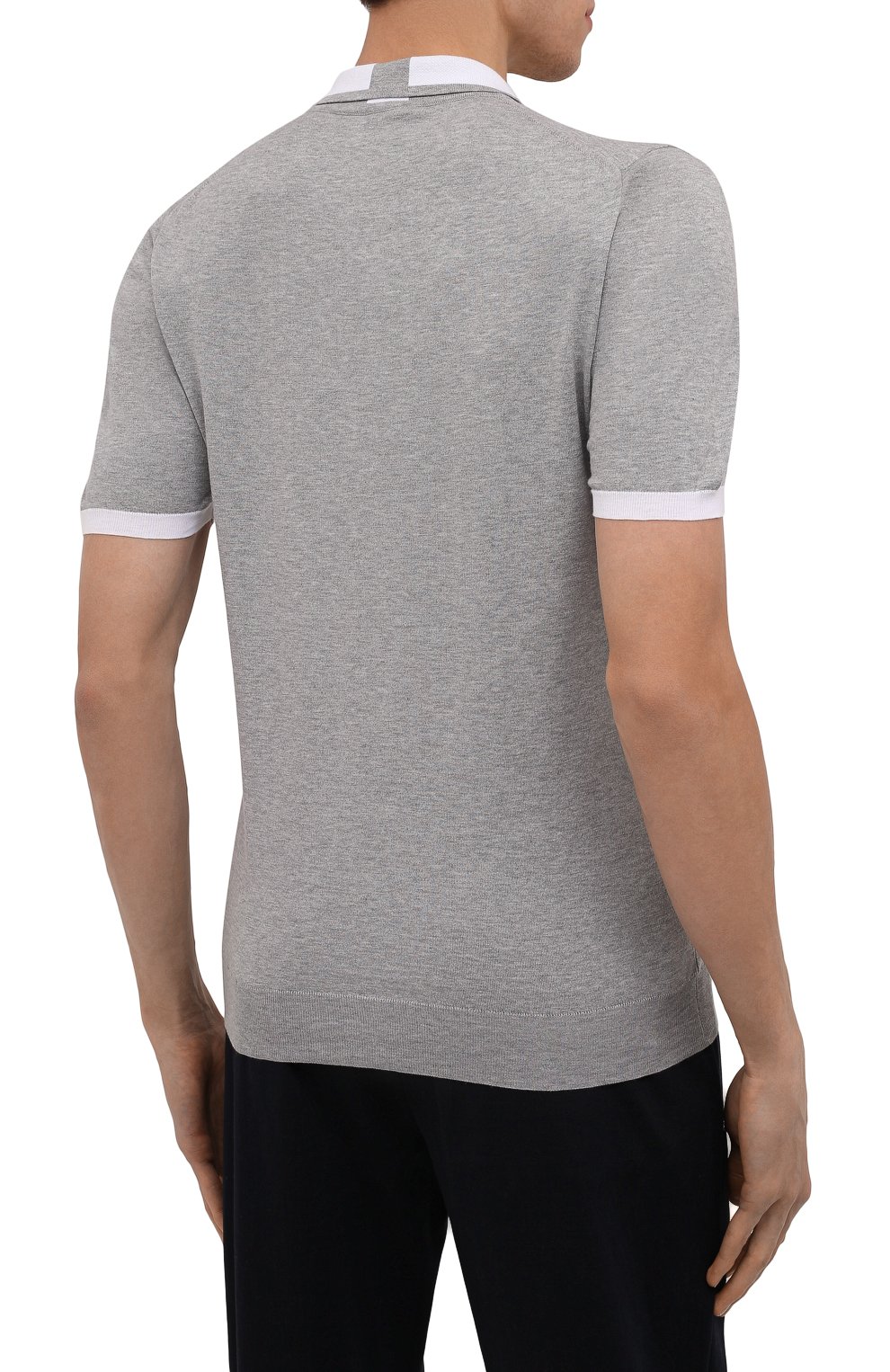 Хлопковое поло KITON, арт. UK571, фото 4