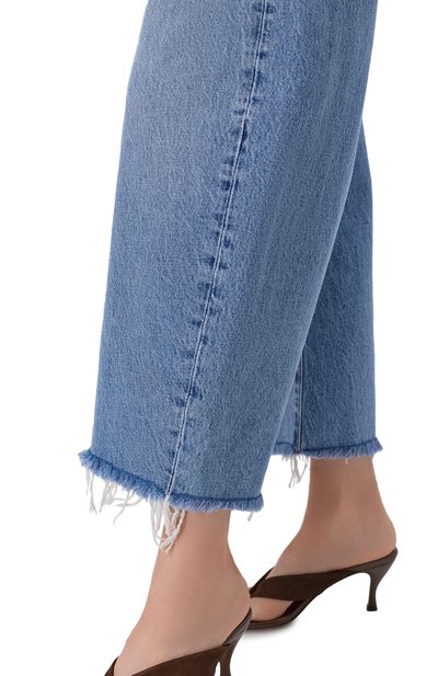 Джинсы the bubble crop FRAME DENIM голубого цвета по цене 47500 руб., арт. 2027RF210, фото 5 Джинсы the bubble crop FRAME DENIM, арт. 2027RF210, фото 5