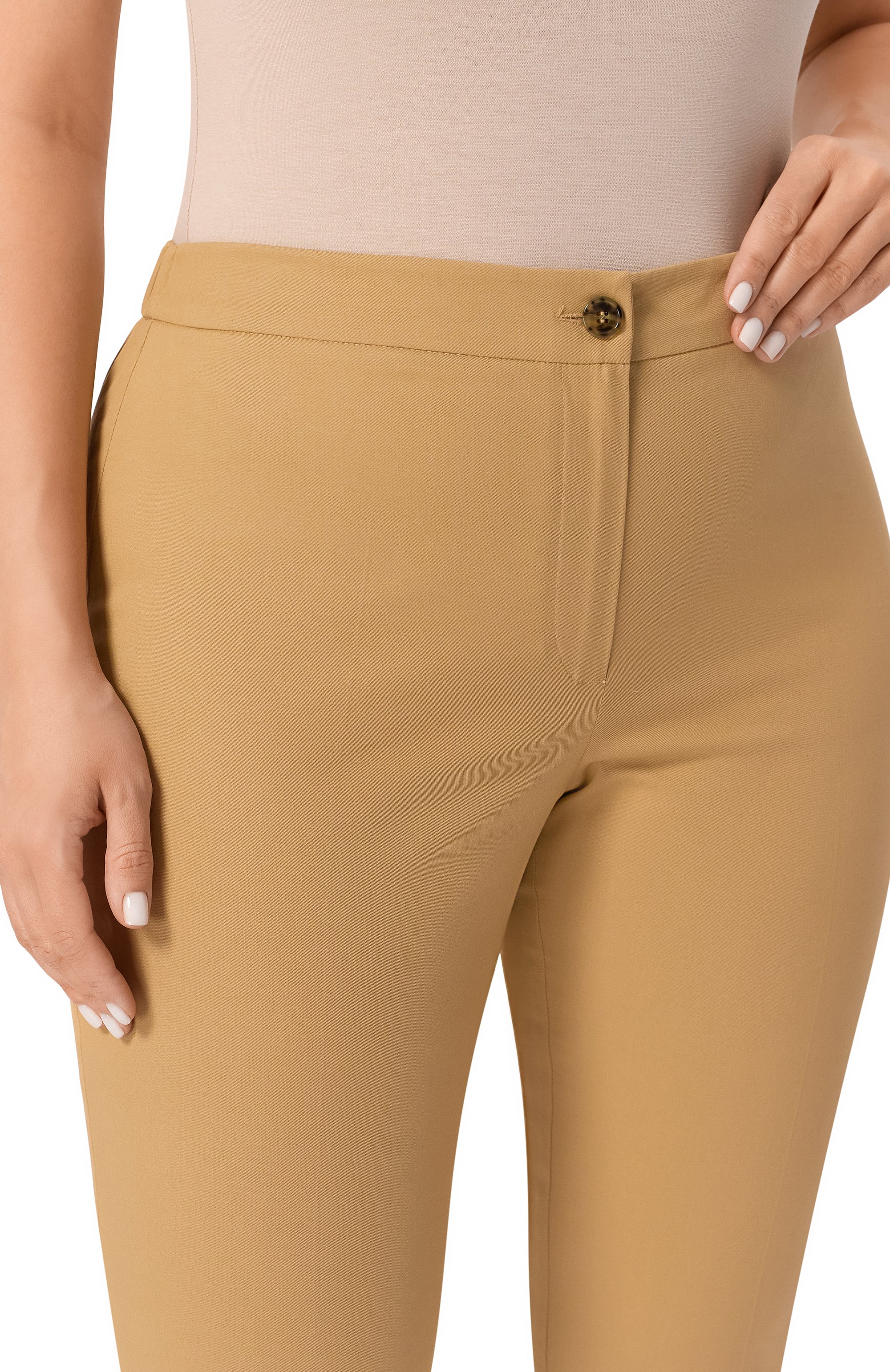 Хлопковые брюки PERSONA BY MARINA RINALDI, арт. VERVE, фото 5