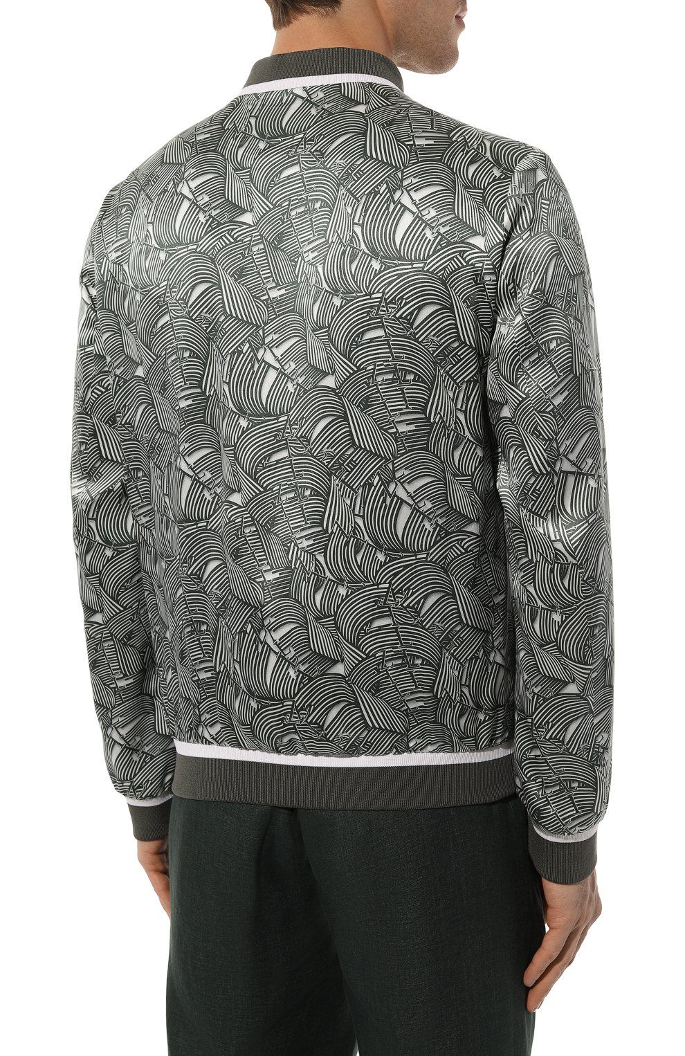 Шелковый бомбер ZILLI, арт. 0B0M00M0600VZCB00, фото 4