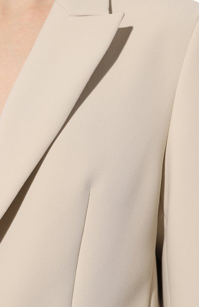 Жакет из вискозы SEVEN LAB кремового цвета по цене 24260 руб., арт. SJK1.01.110.97, фото 5 Жакет из вискозы SEVEN LAB, арт. SJK1.01.110.97, фото 5