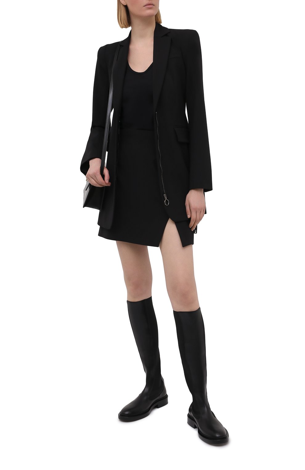Юбка OFF-WHITE черного цвета по цене 54650 руб., арт. 0WCC117S21FAB001, фото 2 Юбка OFF-WHITE, арт. 0WCC117S21FAB001, фото 2