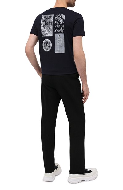 Хлопковая футболка ALEXANDER MCQUEEN, арт. 649874/QQZ54, фото 2