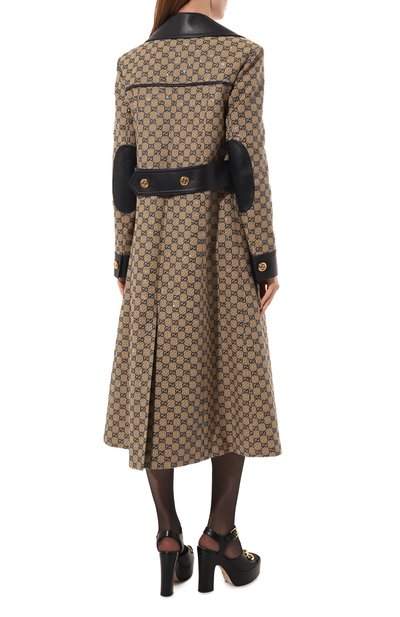 Пальто GUCCI бежевого цвета по цене 1411200 руб., арт. 669855 Z8ASE, фото 4 Пальто GUCCI, арт. 669855 Z8ASE, фото 4