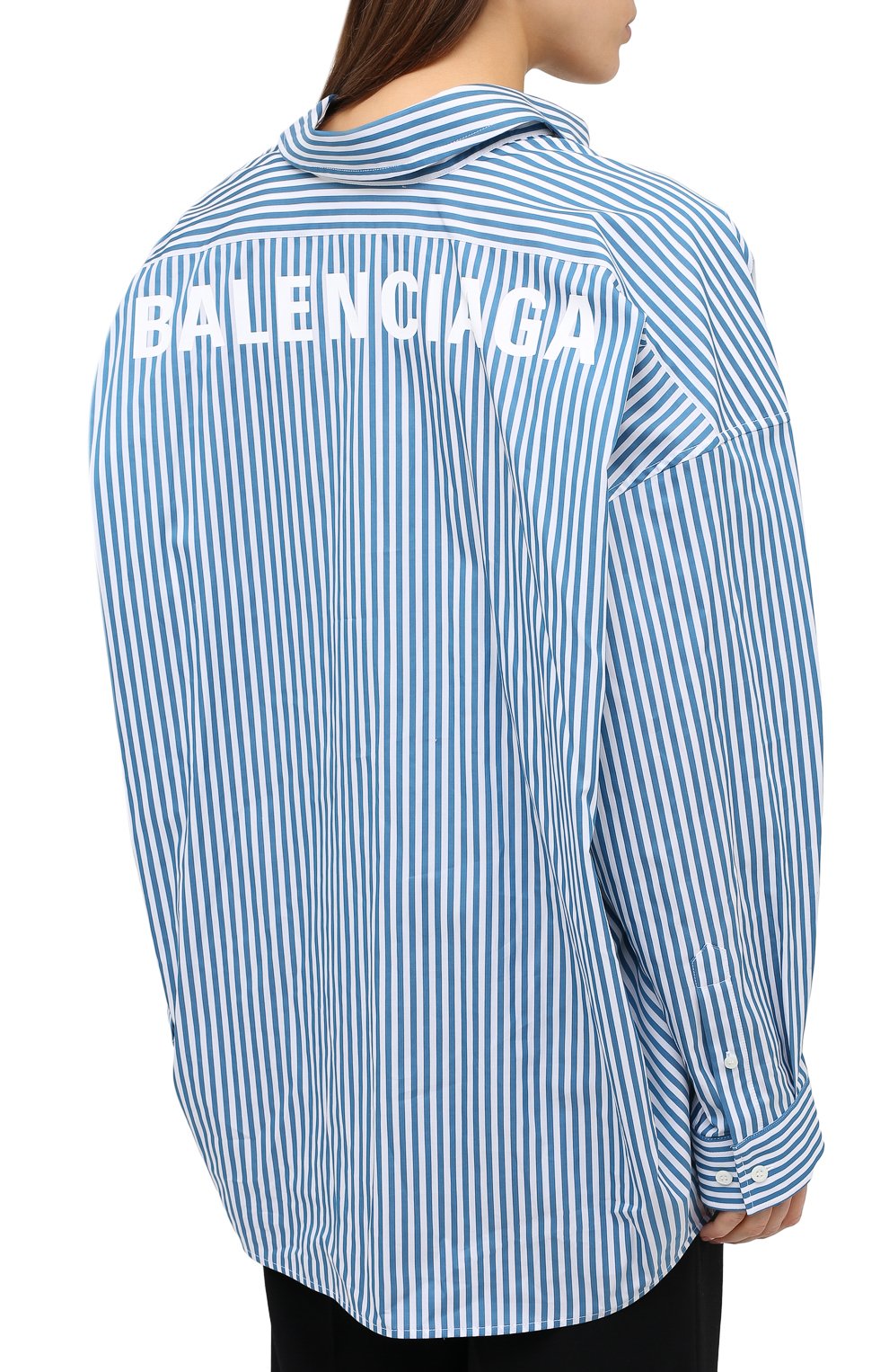 Хлопковая рубашка BALENCIAGA, арт. 622050/TIM17, фото 4