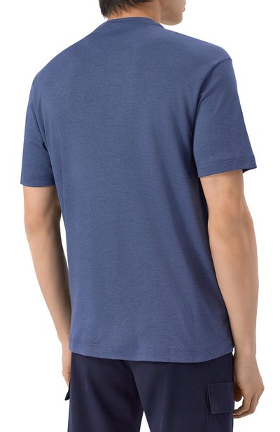 Футболка из хлопка и лиоцелла PAUL&SHARK, арт. 25411026_001, фото 4